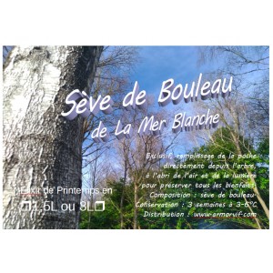 Sève de bouleau 3 litres